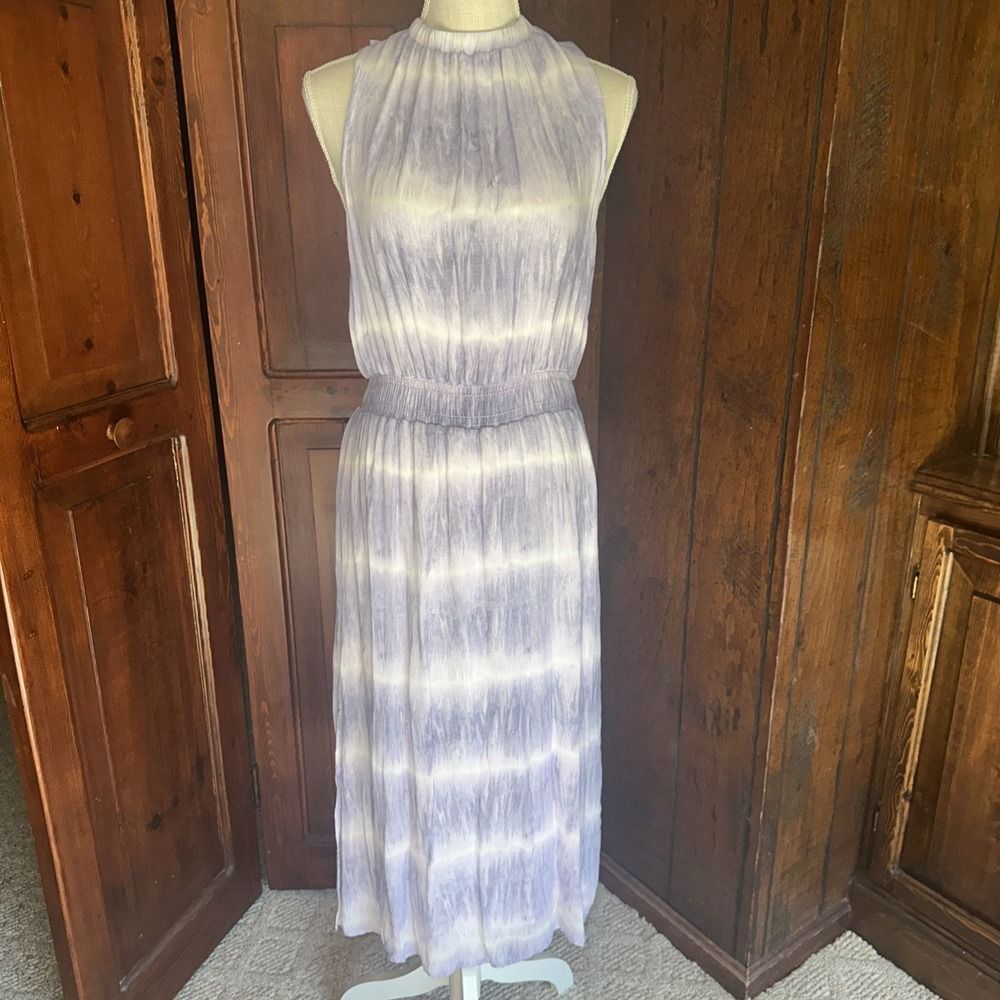 Bella Dahl Womens Halter A-Line Maxi Dress Light Purple Size XS - USA - EUC